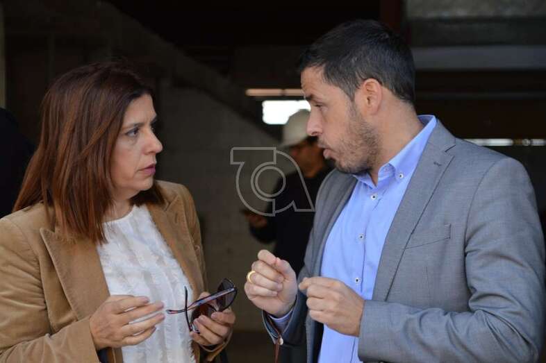 El alcalde Héctor Suárez y la vicealcaldesa Carmen Hernández/TA.